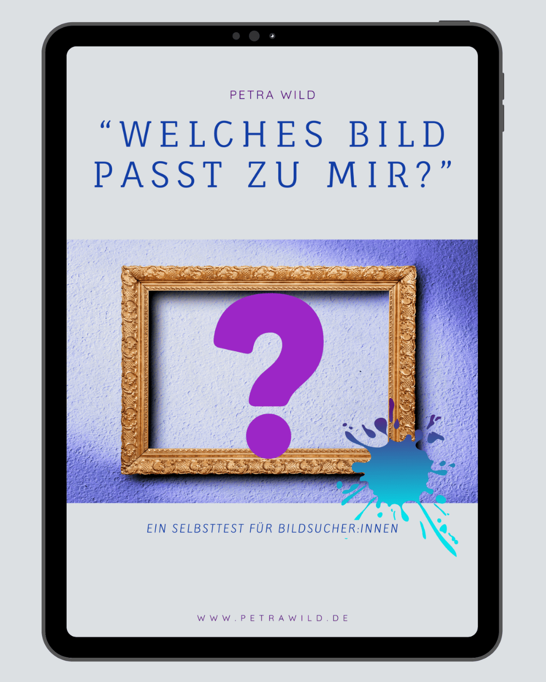Deckblatt des PDF "Welches Bild passt zu mir" Ein Selbsttest für Bildsucher:innen